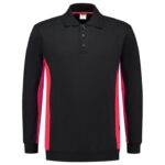 Polosweater Bicolor Blackred