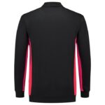 Polosweater Bicolor Blackred