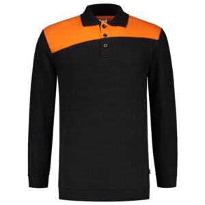 Polosweater Bicolor Naden Blackoran
