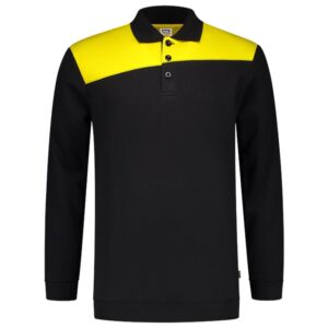 Polosweater Bicolor Naden BlackYello