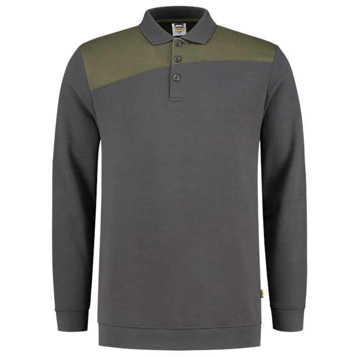 Polosweater Bicolor Naden DgreyArmy