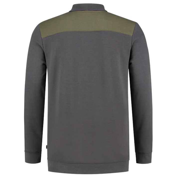 Polosweater Bicolor Naden DgreyArmy