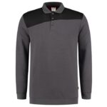 Polosweater Bicolor Naden DgreyBlack