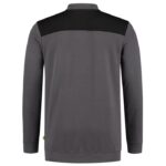 Polosweater Bicolor Naden DgreyBlack