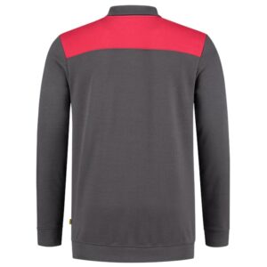 Polosweater Bicolor Naden DgreyRed