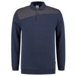 Polosweater Bicolor Naden InkDgrey