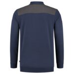 Polosweater Bicolor Naden InkDgrey