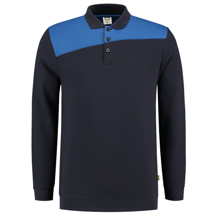 Polosweater Bicolor Naden Navyroyal