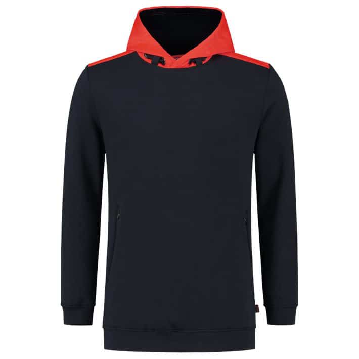 Sweater High Vis Capuchon InkRed