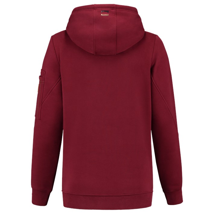 Sweater Premium Capuchon Dames Bordeaux