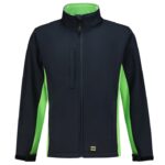 Softshell Bicolor NavyLime