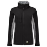 Softshell Bicolor Dames BlackGrey