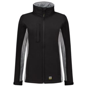 Softshell Bicolor Dames BlackGrey