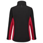 Softshell Bicolor Dames Blackred