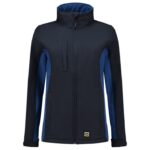 Softshell Bicolor Dames Navyroyal