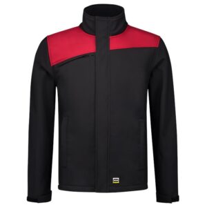Softshell Bicolor Naden Blackred