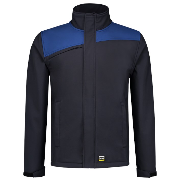 Softshell Bicolor Naden Navyroyal