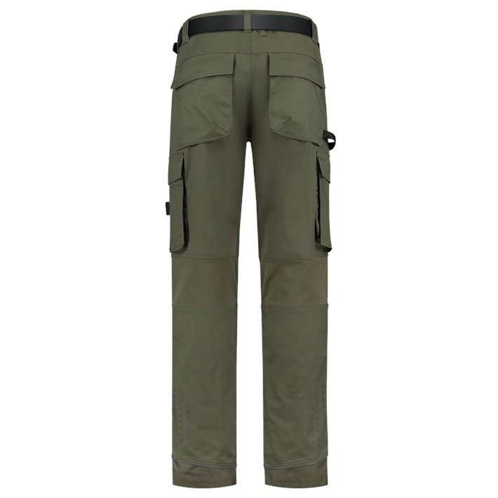 502020 Stretch Werkbroek Twill Cordura Army