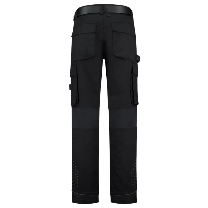 502020 Stretch Werkbroek Twill Cordura Black