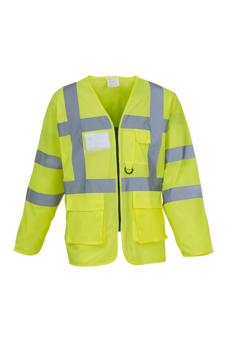 Fluohesje Lange Mouwen Hi-Vis Geel