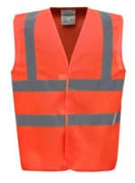 Signalisatievest met 2 Banden & Bretels Fluooranje