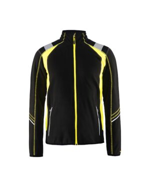 Microfleecevest Visible Zwart/High Vis Geel