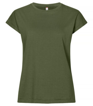 Fashion Top T-shirt Ladies Legergroen