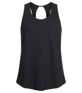 Slub Tanktop Woman Zwart