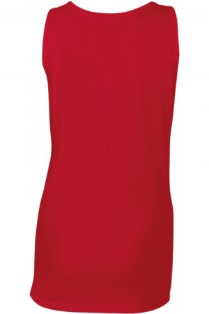 GI64200L Softstyle® Fitted Ladies' Tank Top Rood