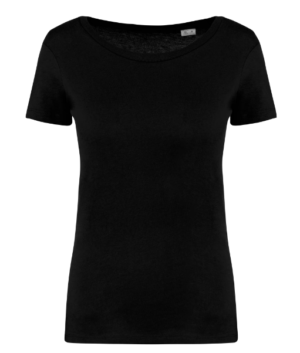 NS324 Ecologische Dames T-shirt Zwart