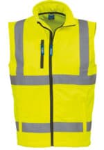 YHV006 Softshell Bodywarmer High-Vis Geel