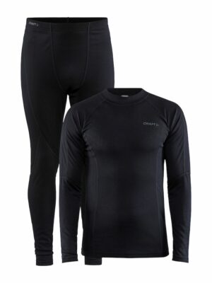 Craft Core Warm Baselayer Set Man Zwart