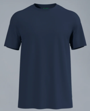 Duurzaam T-shirt uit Koffiedrap Heren Navy