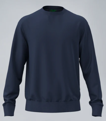 Duurzame Sweater uit Koffiedrap Heren Navy