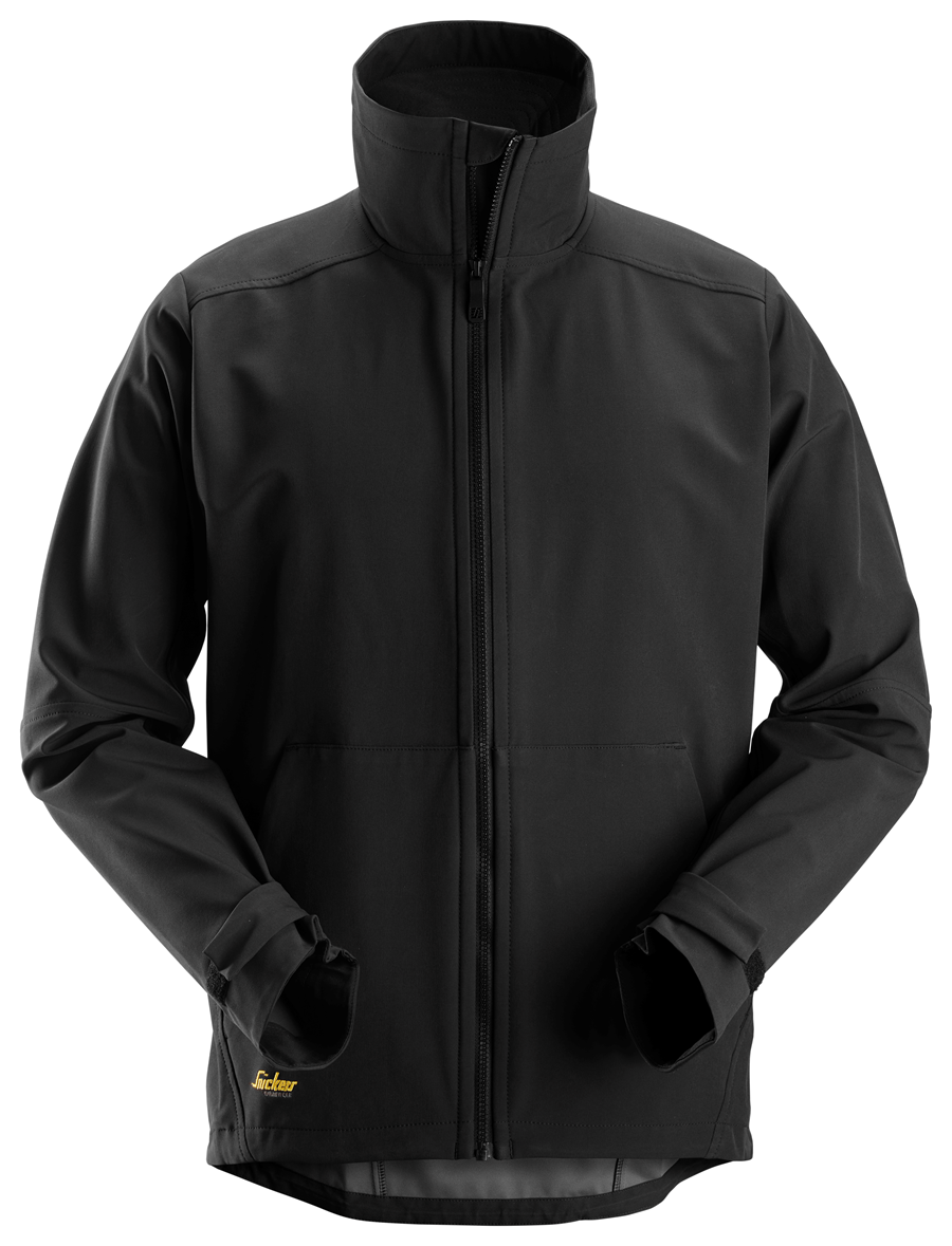 1205 Winddichte Softshell Jas Zwart