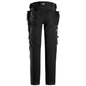 6275 4-way Stretch Softshell Werkbroek met Holsterzakken Zwart