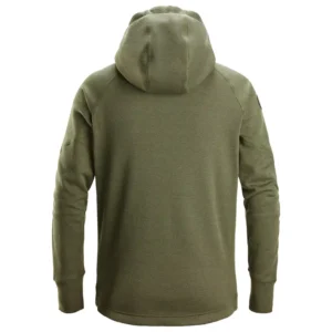 8041 Flexi Fleece Vest Hoodie Khaki