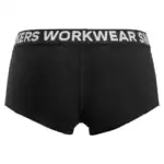 9477 2-pack Stretch Boxershorts Dames Zwart