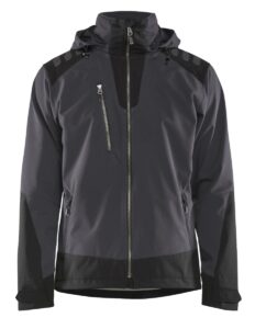 4749 Softshell Jack Donkergrijs/Zwart