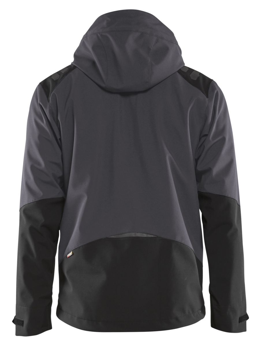 4749 Softshell Jack Donkergrijs/Zwart