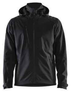 4749 Softshell Jack Zwart/Zwart