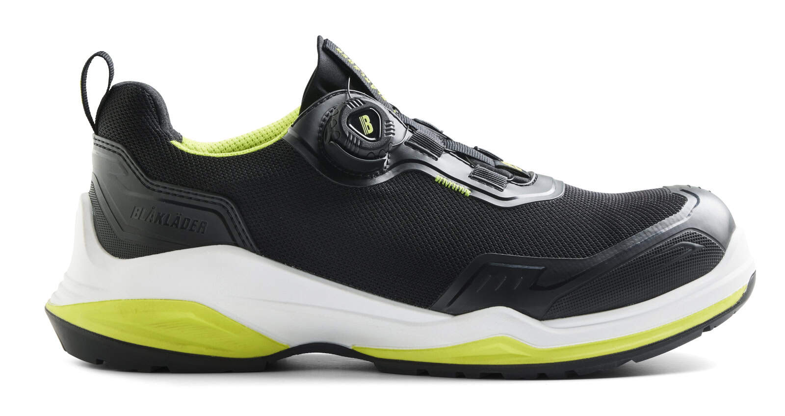 Lage Veiligheidsschoen 2486 STRIKER S3S FO SR HRO SC Zwart/Limoengroen