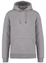 NS401 Unisex Sweater met Kap Moon Heather Grey
