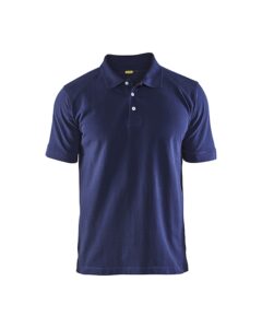 Poloshirt piqué Marineblauw