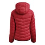 Gewatteerde Lichtgewicht Base Jas Dames Rood