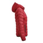 Gewatteerde Lichtgewicht Base Jas Dames Rood