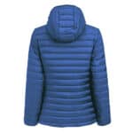 Meadows Gewatteerde Jas met Kap Dames Blauw