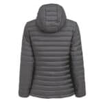 Meadows Gewatteerde Jas met Kap Dames Staal Grijs