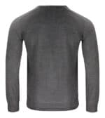 Merino U Trui Heren Grijs Mélange