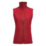 Valley Softshell Bodywarmer Dames Rood